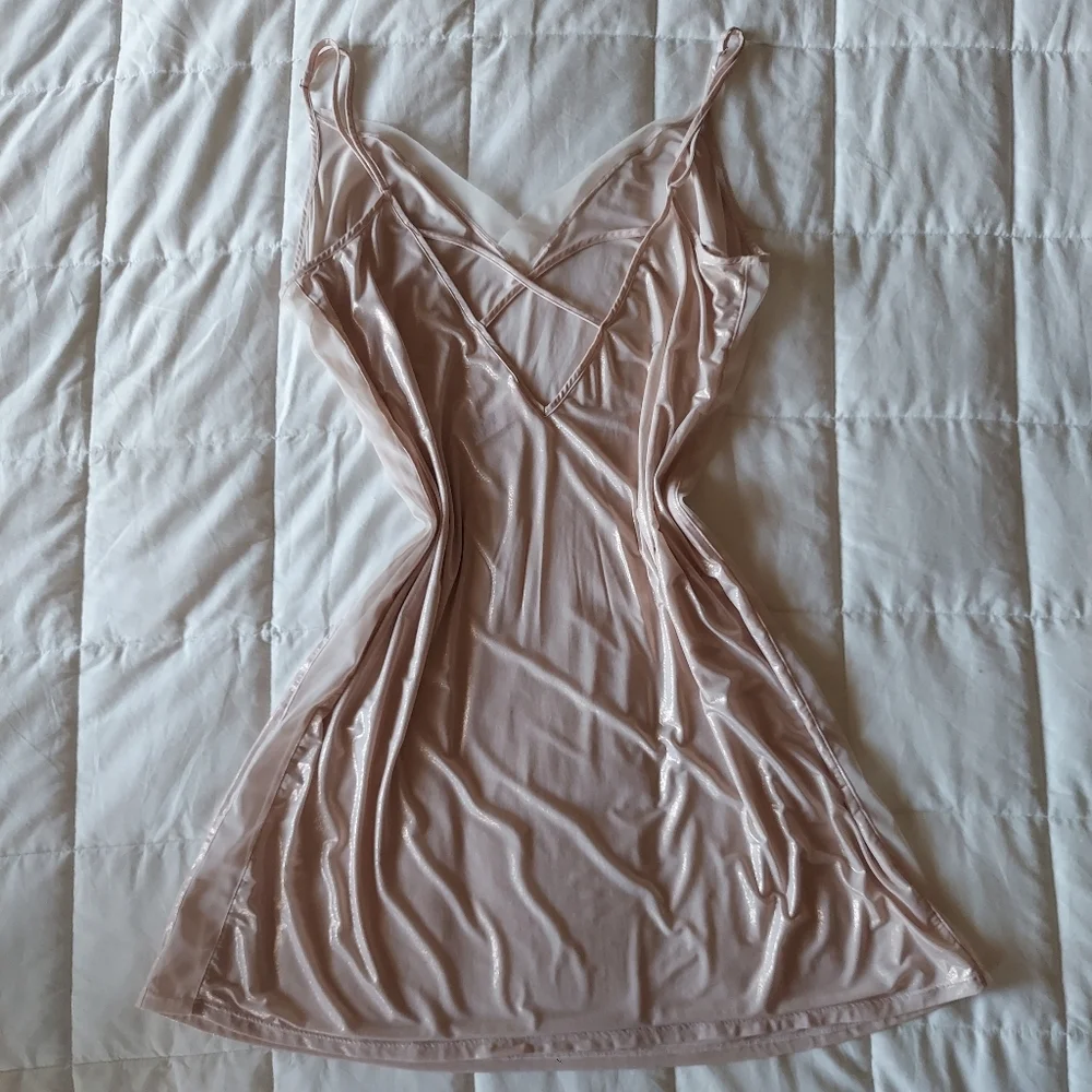 Victoria Secret Wet Look Glitter Lingerie - Picture 2 of 6